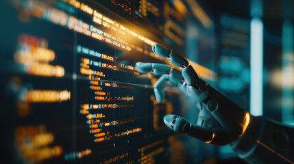 Robotic Hand Interacting with Code