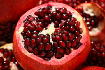 Wall Mural - Pomegranate, tasty, delicious and juicy fresh food