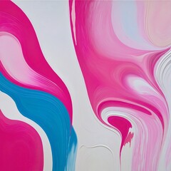 Wall Mural - pink palette: a creative collection - illustration