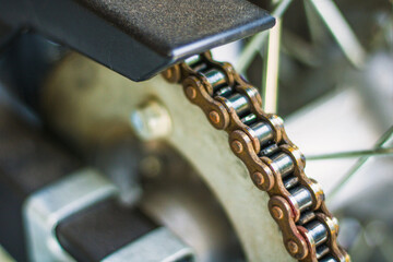 close up of a chain