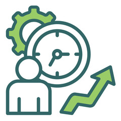 Sticker - Time Management Icon