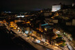 © imagoDens - Illuminated Porto city center at night with Ribeira do Porto and the Episcopal palace