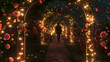 © sutinah - Romantic Walk Through a Rose Garden
