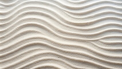 White sand texture background with wave pattern