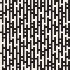 Wall Mural - Vector seamless geometric pattern. Irregular lines abstract background. Composition from randomly disposed elements.