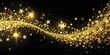© Watcharapon - Golden glittering stars swirling over a black background, Christmas, background, golden, glittering, stars, swirls