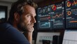 © pisan - Businessman Analyzes ROI Metrics for Strategic Decision Making, Data-Driven Insights for Profitability and Growth