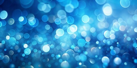 blue bokeh abstract background
