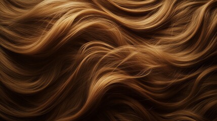 The image is of a woman's long, curly hair