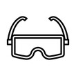© MuhammadAsfandyar - Safety Goggles line icon