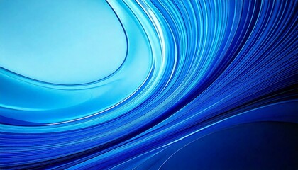 Wall Mural - abstract blue background ,blue curve design smooth shape by blue color with blurred lines