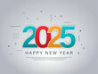 © Md Hafijul - 2025 Happy New Year Celebration greeting card Design, Modern Background Design