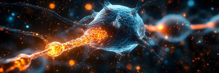Leinwandbilder - Conceptual showcasing advanced AI-powered neuromodulation devices designed for controlling and influencing human cognition,behavior,and decision-making in a futuristic,sci-fi-inspired setting.