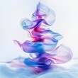 © Red Tiger Design - Abstrakte Rauchkunst in blau-pinkem Farbverlauf