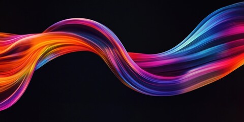 Poster - Colorful Paint Wave