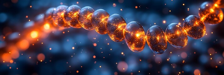 Poster - Mesmerizing celestial orbs engage in a dynamic cosmic dance,radiating with fiery energy and luminous power. This surreal,futuristic evokes a sense of wonder and imagination.