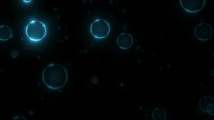 Poster - background with bubbles