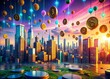 © prapatsorn - Surreal Bitcoin Dreamscape: Exploring the Future of Digital Currency and Stock Exchange Concepts