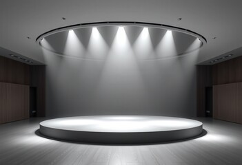 Wall Mural - stage with spotlights