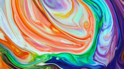 Wall Mural - movement creating sense piece mix fluidity colors swirling abstract dynamic appealing visually evoke