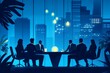 © Jennie Pavl - Executives Discuss Business Strategy Meeting