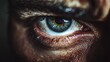 © ArtificialHorizons - Intense close up of a man s eye showcasing anger and strong emotions