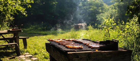 Barbeque In A Nice Weather