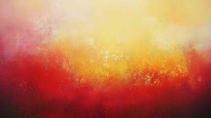 Poster - Abstract background featuring soft red and yellow tones with a light gradient and a blurred texture reminiscent of an old canvas. This vintage-inspired artwork showcases expressive brush strokes, crea