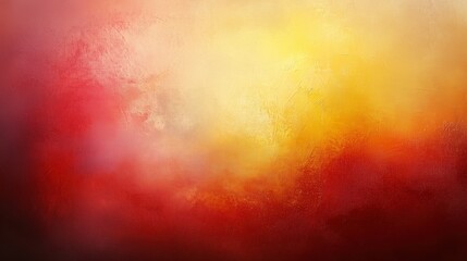 Poster - Abstract background featuring soft red and yellow tones with a light gradient and a blurred texture reminiscent of an old canvas. This vintage-inspired artwork showcases expressive brush strokes, crea
