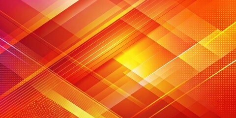 Dynamic fiery gradient geometric shapes with abstract colorful lines background flames modern vibrant pattern design for digital art concept