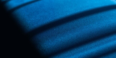 Poster - Abstract blue fabric with light and shadow.