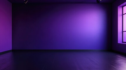 Aufkleber - Dark violet studio backdrop with a gradient design