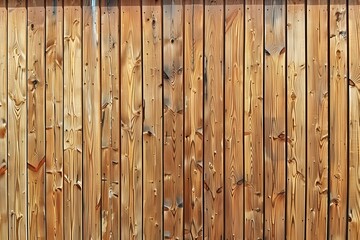 Wall Mural - Rustic Wooden Fence Texture for Background and Design Projects