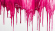 © Itsmagic - Abstract pink paint drips creating a vibrant texture