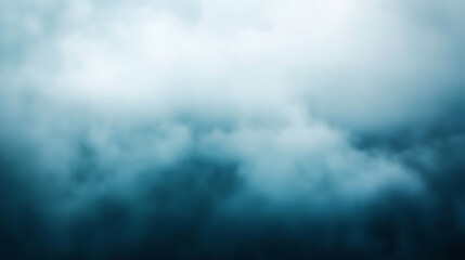 Wall Mural - Ethereal blue and gray cloudscape background