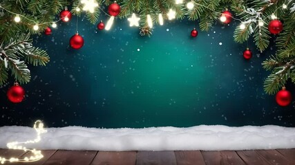 background christmas bright decoration design new year holiday footage luxury template light night g
