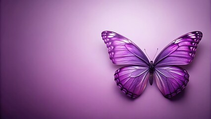 purple butterflies on light purple background