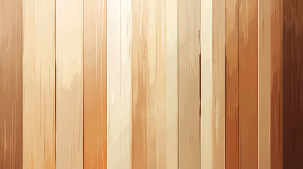 Wall Mural - Abstract vertical stripes in warm beige and brown tones