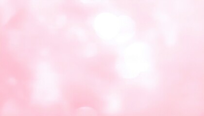 Wall Mural - Soft pink blurred background with bokeh effect for design projects and creative work.