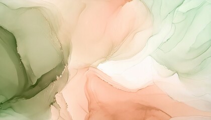 Wall Mural - Abstract watercolor painting in soft pastel colors, perfect for modern art backgrounds and designs.