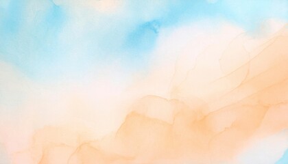 Wall Mural - soft, abstract watercolor background in soothing pastel colors, ideal for design and artistic projec