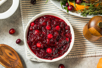 Sticker - Healthy Homemade Thanksgiving Cranberry Sauce