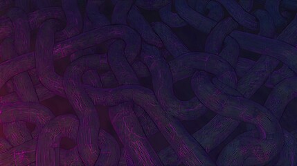 Wall Mural - abstract minimalist interlocking lines illustration