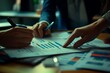 © Golam - Business and lawyers discussing contract papers with brass scale on desk in office. Law, legal services, advice, justice and law concept picture with film grain effect