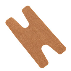 medical plaster isolated on a white background. medical sticking patch isolated on white.