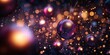 © The 2R Artificiality - Defocused abstract background with shimmering blurred pearls, evoking a festive atmosphere for New Year and Christmas celebrations