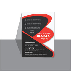 Wall Mural - modern creative and modern marketing flyer design