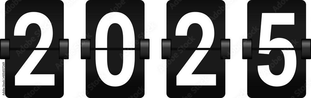 2025 New Year'S Countdown. Happy New Year 2025 Countdown Clocks. 2025 ...
