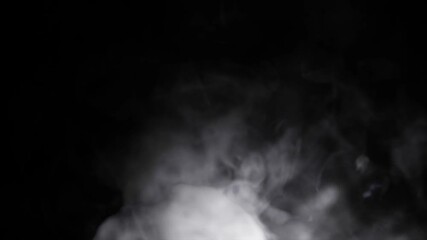 Wall Mural - white smoke billowing overlay background