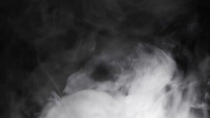 Wall Mural - white smoke billowing overlay background